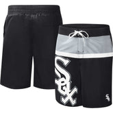 Chicago White Sox G-III Sports by Carl Banks Sea Wind Swim Shorts Black