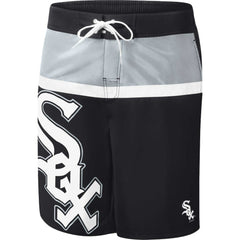 Chicago White Sox G-III Sports by Carl Banks Sea Wind Swim Shorts Black
