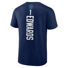 Anthony Edwards Minnesota Timberwolves Playmaker Team Name & Number T-Shirt - Navy outlet