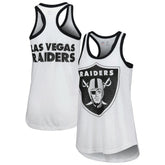 Las Vegas Raiders G-III 4Her by Carl Banks Women's Tater Tank Top - White outlet