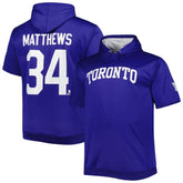 Auston Matthews Toronto Maple Leafs Fanatics Big & Tall Name & Number Pullover Hoodie - Blue Hoodies