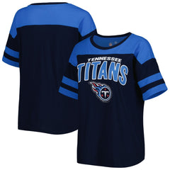 Tennessee Titans G-III 4Her by Carl Banks Women's Play the Ball T-Shirt - Navy/Light Blue for sale