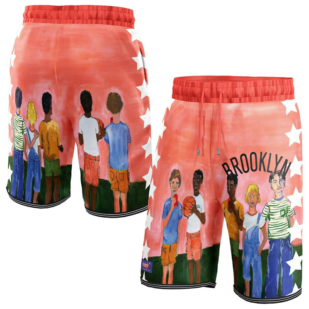 Brooklyn Nets NBA & KidSuper Studios Unisex Hometown Shorts - Black shop