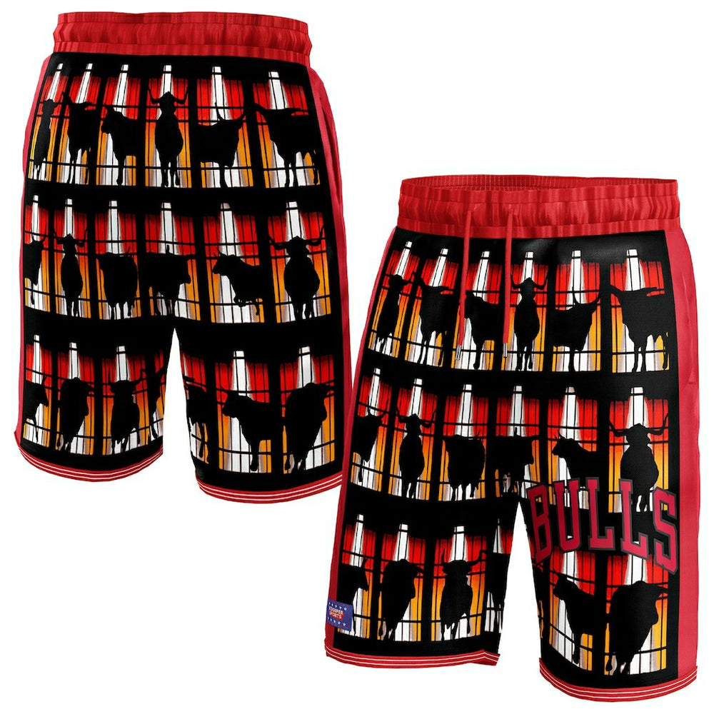 Chicago Bulls NBA & KidSuper Studios Unisex Hometown Shorts - Red online