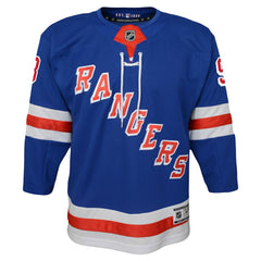Mika Zibanejad New York Rangers Youth Home Premier Player Jersey - Blue Jerseys