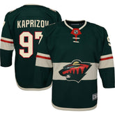 Kirill Kaprizov Minnesota Wild Youth Home Premier Player Jersey - Green Jerseys