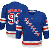 Mika Zibanejad New York Rangers Youth Home Replica Player Jersey - Blue Jerseys