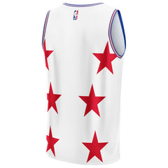 Philadelphia 76ers NBA & KidSuper Studios Unisex Hometown Jersey - White cheap