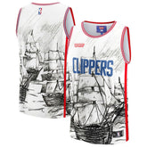 LA Clippers NBA & KidSuper Studios Unisex Hometown Jersey - Gray sale