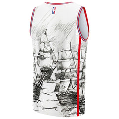 LA Clippers NBA & KidSuper Studios Unisex Hometown Jersey - Gray sale