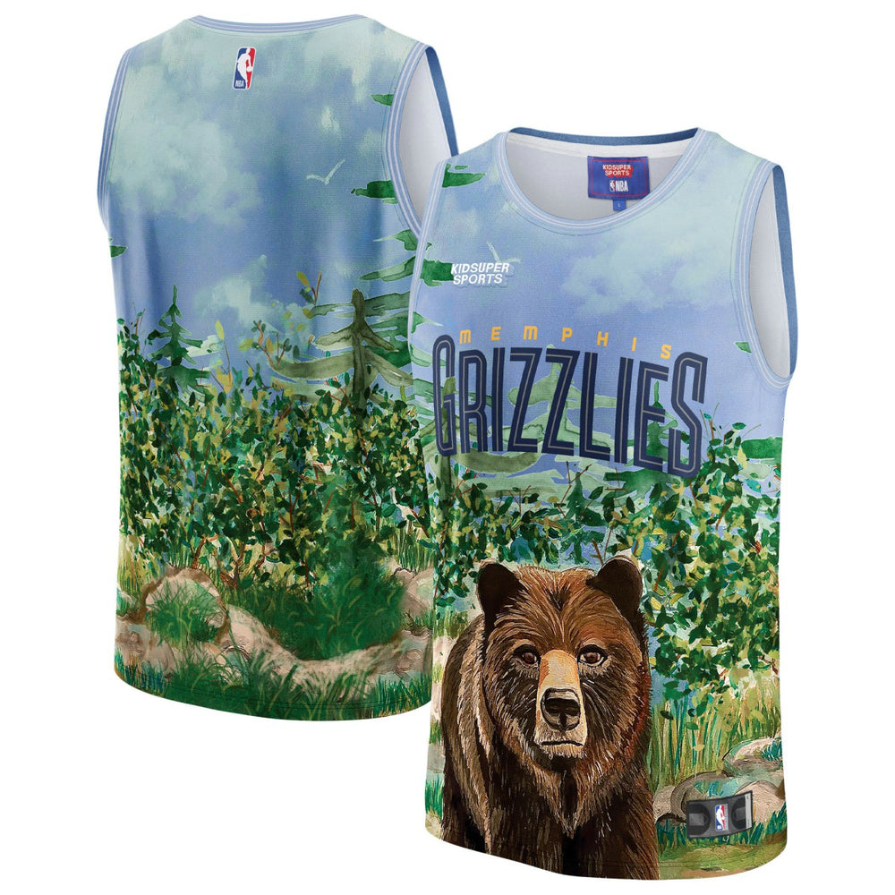 Memphis Grizzlies NBA & KidSuper Studios Unisex Hometown Jersey - Teal for sale