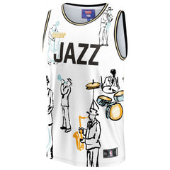 Utah Jazz NBA & KidSuper Studios Unisex Hometown Jersey - White for sale
