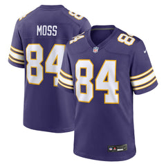 Randy Moss Minnesota Vikings Classic Retired Player Game Jersey - Purple on sale