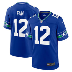12s Seattle Seahawks Throwback Player Game Jersey - Royal online