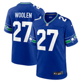Tariq Woolen Seattle Seahawks Throwback Player Game Jersey - Royal for sale