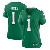 Jalen Hurts Philadelphia Eagles Women's Game Player Jersey - Kelly Green cheap