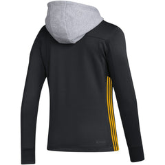 Boston Bruins adidas Women's Refresh Skate Lace AEROREADY Pullover Hoodie - Black Hoodies