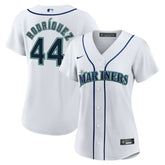 Julio Rodriguez Seattle Mariners Women's Home Replica Player Jersey White