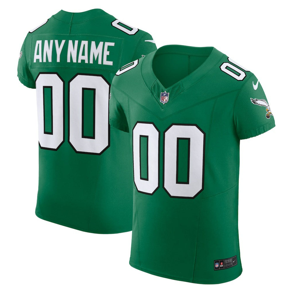 Philadelphia Eagles 2nd Alternate Vapor F.U.S.E. Elite Custom Jersey - Kelly Green cheap