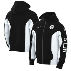 Brooklyn Nets 2023/24 Authentic Showtime Full-Zip Hoodie - Black online