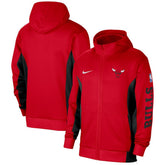 Chicago Bulls 2023/24 Authentic Showtime Full-Zip Hoodie - Red online