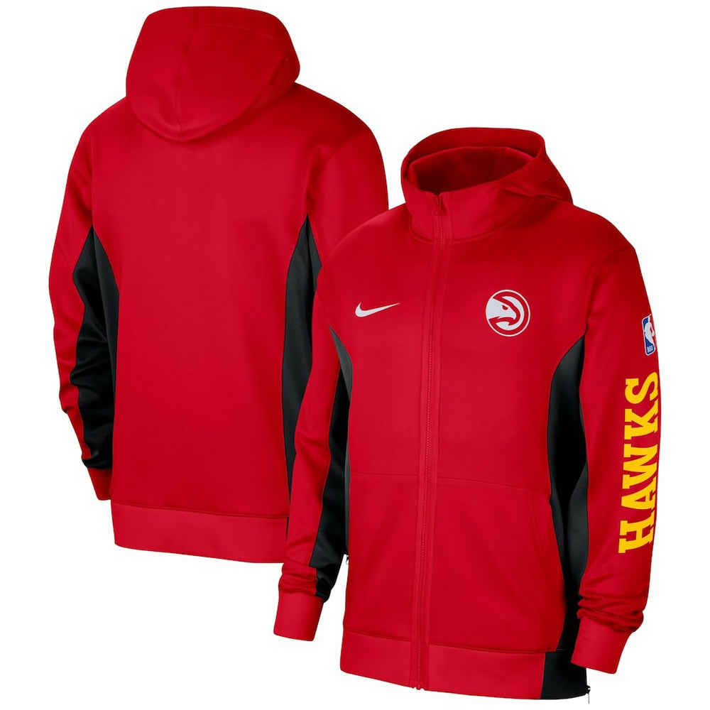 Atlanta Hawks 2023/24 Authentic Showtime Full-Zip Hoodie - Red on sale