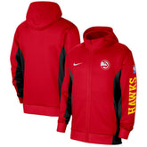 Atlanta Hawks 2023/24 Authentic Showtime Full-Zip Hoodie - Red on sale