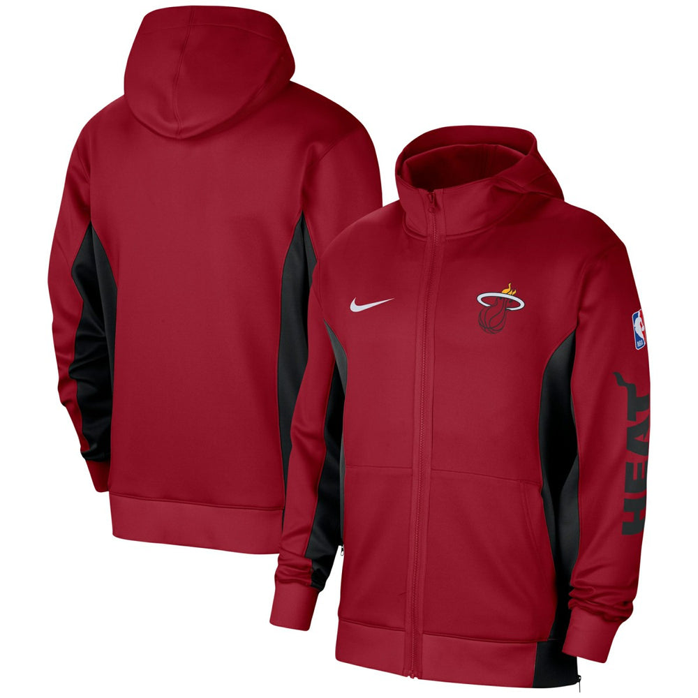 Miami Heat 2023/24 Authentic Showtime Full-Zip Hoodie - Red online
