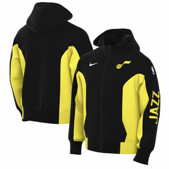 Utah Jazz 2023/24 Authentic Showtime Full-Zip Hoodie - Black on sale