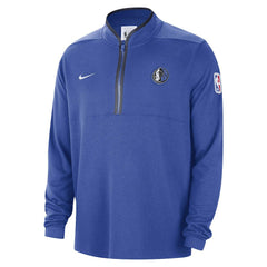 Dallas Mavericks Authentic Performance Half-Zip Jacket sale - Blue discount