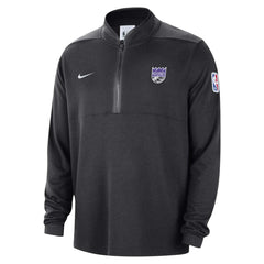Sacramento Kings Authentic Performance Half-Zip Jacket - Black sale