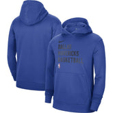 Dallas Mavericks Unisex 2023/24 Performance Spotlight On-Court Practice Pullover Hoodie - Royal on sale