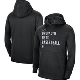 Brooklyn Nets Unisex 2023/24 Performance Spotlight On-Court Practice Pullover Hoodie - Black shop