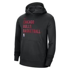 Chicago Bulls Unisex 2023/24 Performance Spotlight On-Court Practice Pullover Hoodie - Black discount