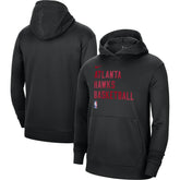 Atlanta Hawks Unisex 2023/24 Performance Spotlight On-Court Practice Pullover Hoodie - Black on sale