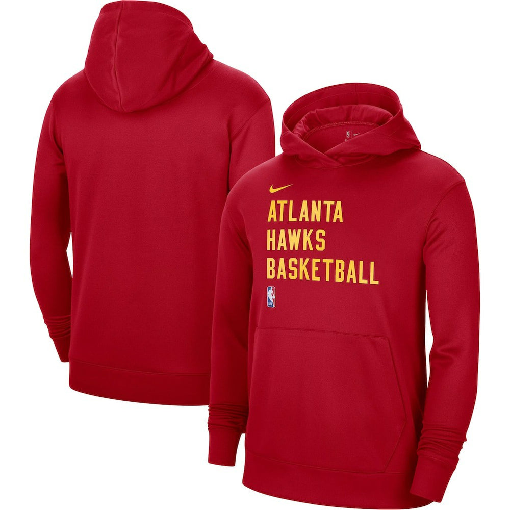 Atlanta Hawks Unisex 2023/24 Performance Spotlight On-Court Practice Pullover Hoodie - Red discount