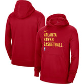 Atlanta Hawks Unisex 2023/24 Performance Spotlight On-Court Practice Pullover Hoodie - Red discount