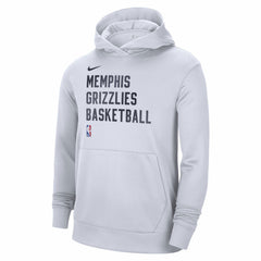 Memphis Grizzlies Unisex 2023/24 Performance Spotlight On-Court Practice Pullover Hoodie - White discount