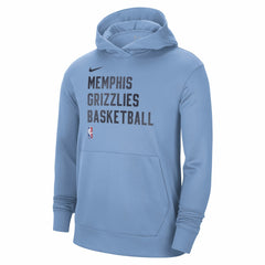 Memphis Grizzlies Unisex 2023/24 Performance Spotlight On-Court Practice Pullover Hoodie - Light Blue shop
