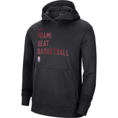 Miami Heat Unisex 2023/24 Performance Spotlight On-Court Practice Pullover Hoodie - Black outlet