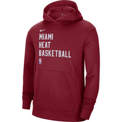 Miami Heat Unisex 2023/24 Performance Spotlight On-Court Practice Pullover Hoodie - Red online