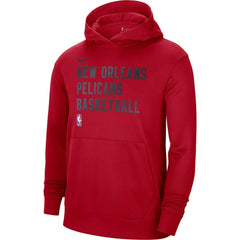 New Orleans Pelicans Unisex 2023/24 Performance Spotlight On-Court Practice Pullover Hoodie - Red sale