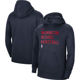 Washington Wizards Unisex 2023/24 Performance Spotlight On-Court Practice Pullover Hoodie - Navy shop