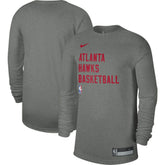 Atlanta Hawks Unisex 2023/24 Legend On-Court Practice Performance Long Sleeve T-Shirt - Heather Gray on sale