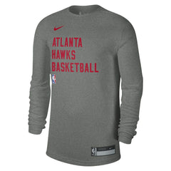 Atlanta Hawks Unisex 2023/24 Legend On-Court Practice Performance Long Sleeve T-Shirt - Heather Gray on sale