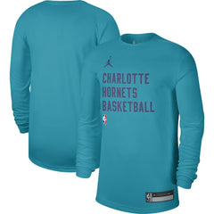 Charlotte Hornets Jordan Brand Unisex 2023/24 Legend On-Court Practice Long Sleeve T-Shirt - Teal on sale