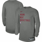 Miami Heat Unisex 2023/24 Legend On-Court Practice Long Sleeve T-Shirt - Heather Gray online