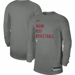 Miami Heat Unisex 2023/24 Legend On-Court Practice Long Sleeve T-Shirt - Heather Gray online
