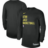 Utah Jazz Unisex 2023/24 Legend On-Court Practice Long Sleeve T-Shirt - Black sale