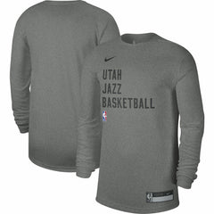 Utah Jazz Unisex 2023/24 Legend On-Court Practice Long Sleeve T-Shirt - Heather Gray online